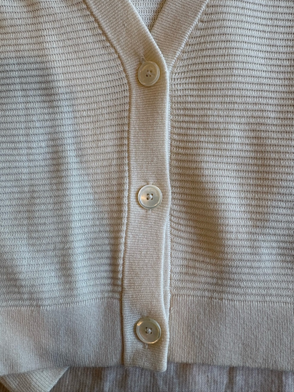 Wilfred Ivory Textured Knit Cardigan - Picture 4 of 4